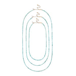 Ombré Obsessed Itsy Gemstone Adjustable Necklace