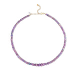 Balance Check Gemstone Adjustable Necklace