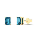 Summer Rodeo Blue Topaz Earrings