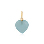 14K Yellow Gold and Gemstone Micro Bubble Hearts