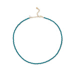 Blue Me Away Itsy Cubic Zirconia Adjustable Necklace