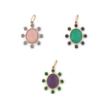 Unforgettable 14K Yellow Gold and Gemstone Heirloom Charm
