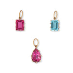 Glam 14K Yellow Gold and Gemstone Heirloom Charm