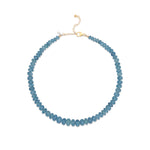Freeze Frame Jumbo Aquamarine Adjustable Necklace