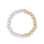 Chromatic Chaos Jumbo Gold Fill and Sterling Silver Bead Bracelet