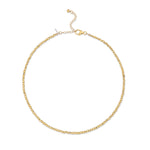 Glitterstorm Gold Pyrite Adjustable Necklace, 15.00
