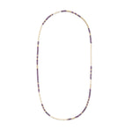 Fuchsia Frenzy Jumbo Purple Moonstone, Gold Fill Bead and Gold Fill Chain Deluxe 60.00
