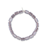 Cinematic Jumbo Lavender Barrel Crystal Bracelet