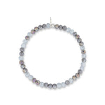Caviar and Crystal Blue & Gray Crystal Bracelet
