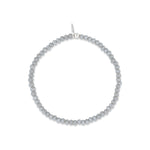 Concrete Stride Gray Crystal Bracelet