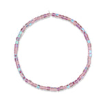 Ultra Violet Jumbo Purple Square Crystal Choker