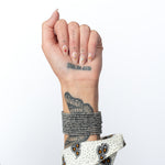 Drive Matte Gray Itsy Crystal Bracelet