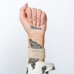Iced Coffee Matte Cream Itsy Crystal Bracelet