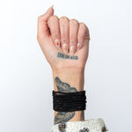 Staple Piece Matte Black Itsy Crystal Bracelet