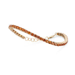 Forever Collection 14K Yellow Gold and Gemstone Tennis Bracelets