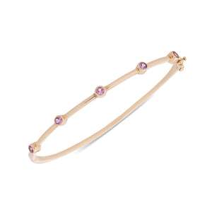 Cherry On Top Pink Sapphire Bangle