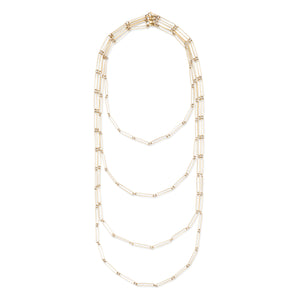 
            
                Load image into Gallery viewer, Primrose Gold Filled Paperclip Chain Necklace
            
        