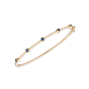 Forget Me Not Blue Sapphire Bangle