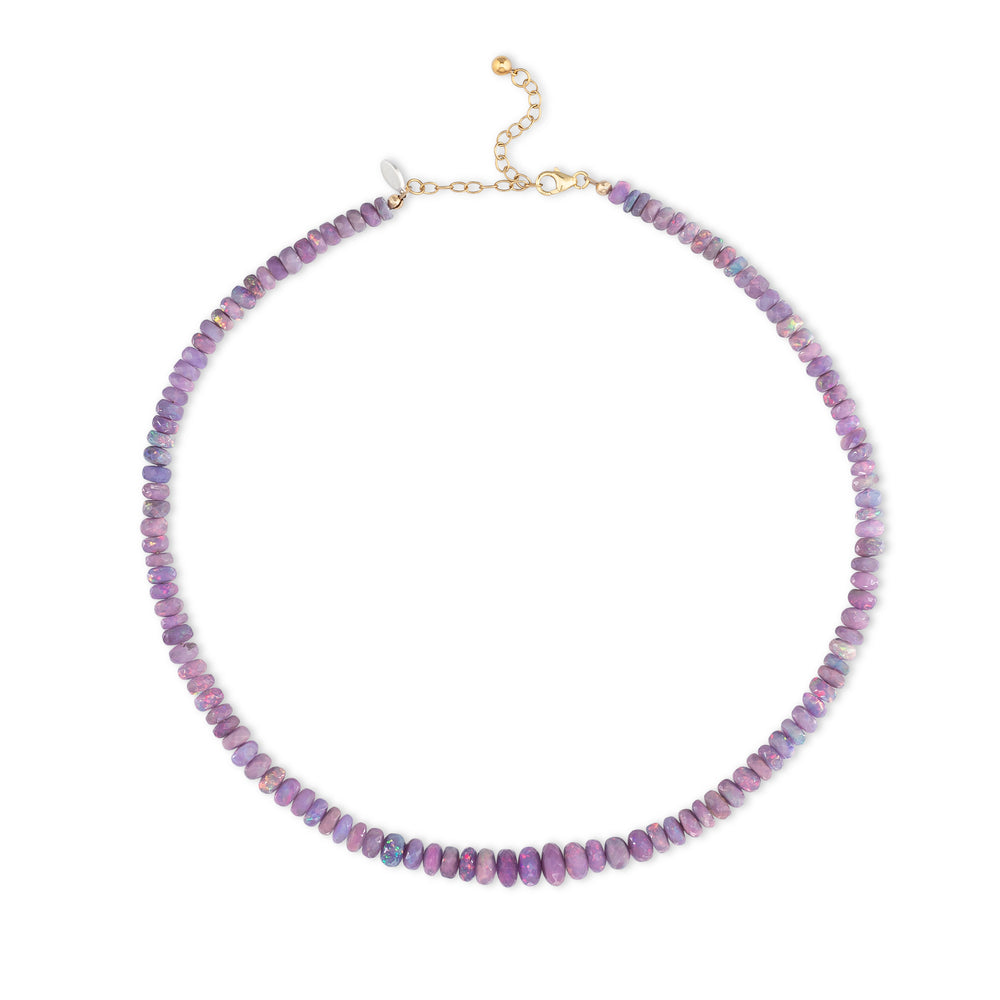 Balance Check Gemstone Adjustable Necklace