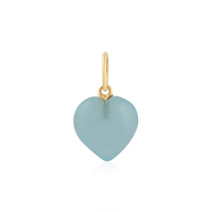 14K Yellow Gold and Gemstone Micro Bubble Hearts