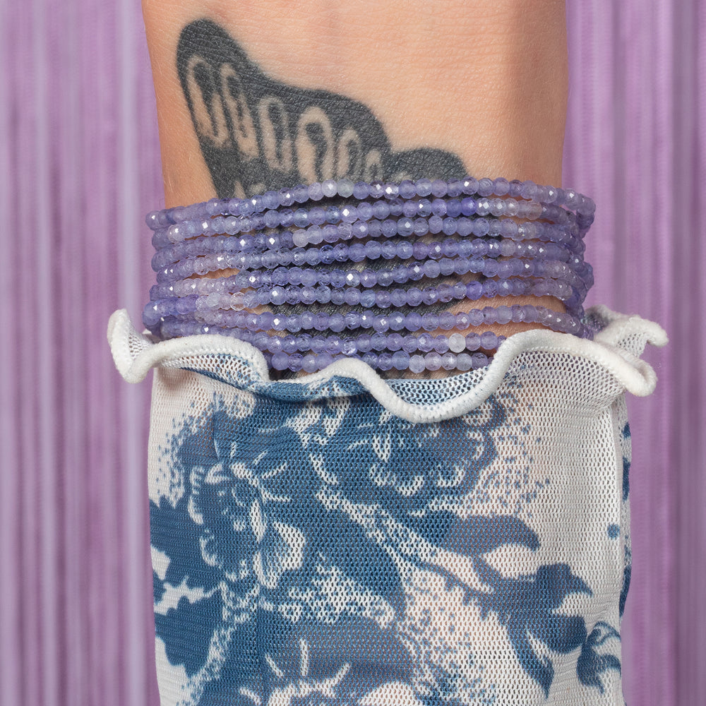 
            
                Load image into Gallery viewer, Fortitude Itsy Ombre Tanzanite 3pc Bracelet Stack
            
        