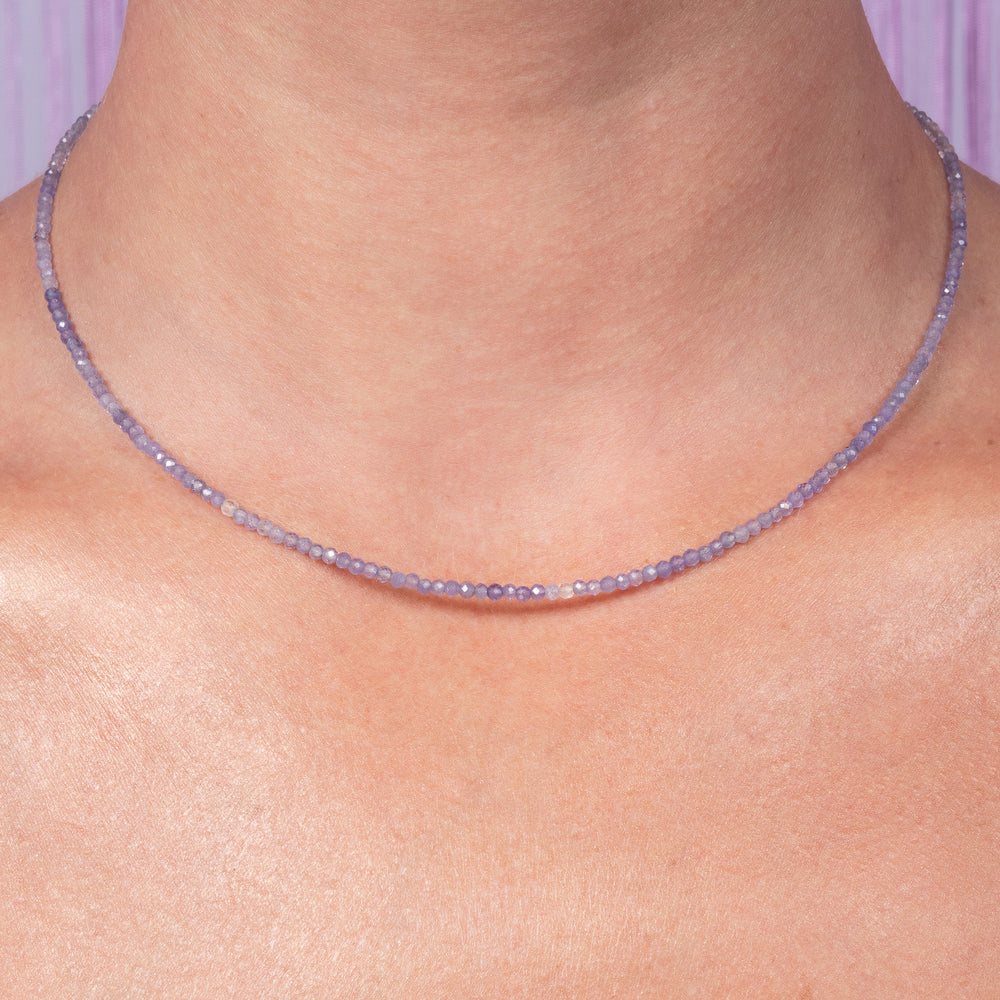 Fortitude Itsy Ombre Tanzanite Adjustable Necklace