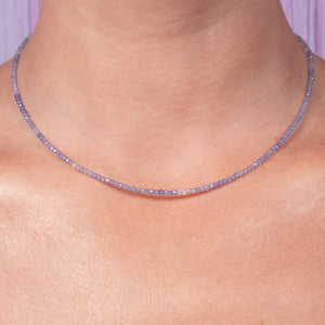 
            
                Load image into Gallery viewer, Fortitude Itsy Ombre Tanzanite Adjustable Necklace
            
        