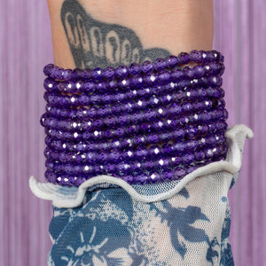 
            
                Load image into Gallery viewer, Purple Perfection Cubic Zirconia Bracelet
            
        