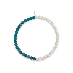 Go-To Sterling Silver and Agate Bracelet
