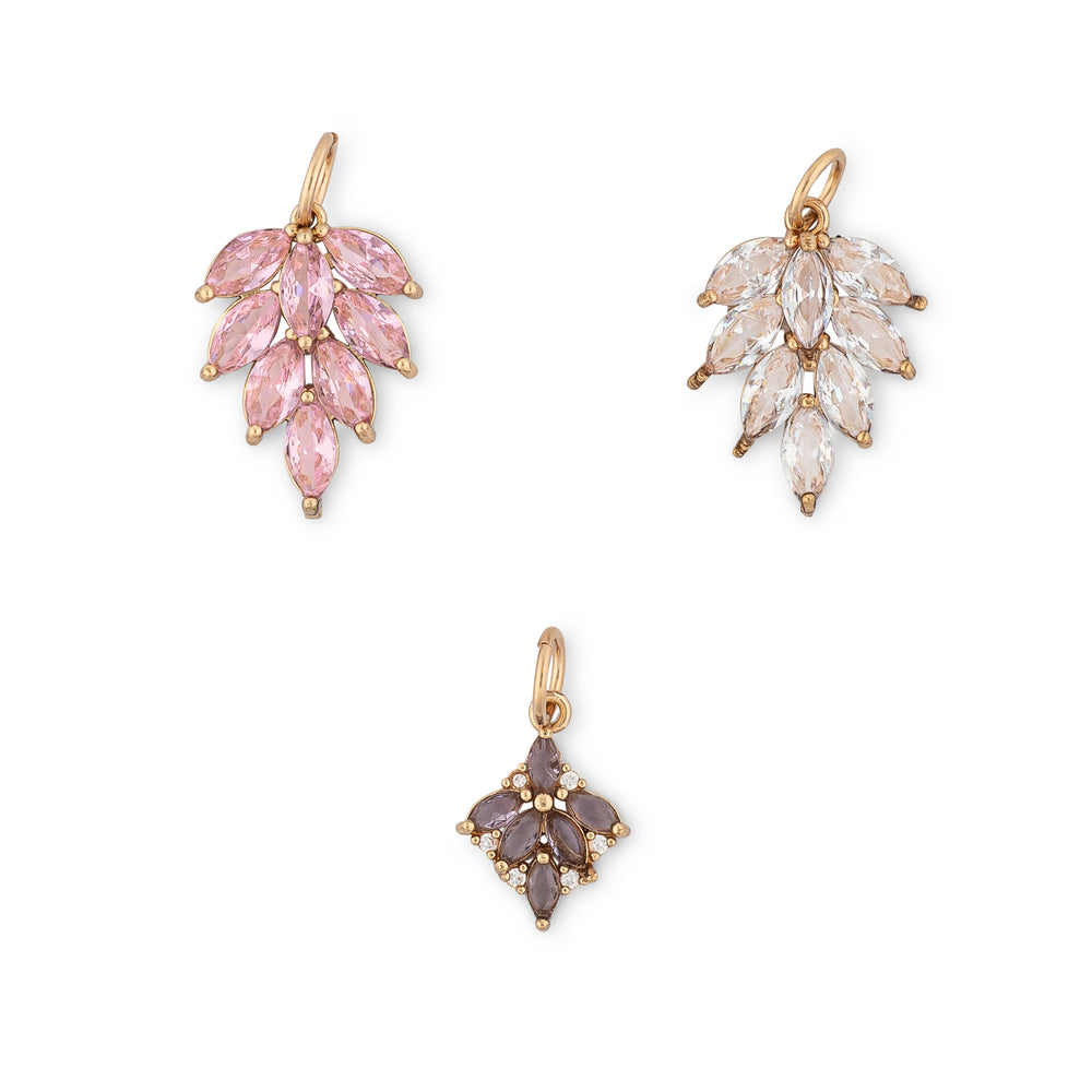Never Too Much Cubic Zirconia Slide Charm