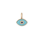 All Eyes On You 14K Yellow Gold and Gemstone Heirloom Charm