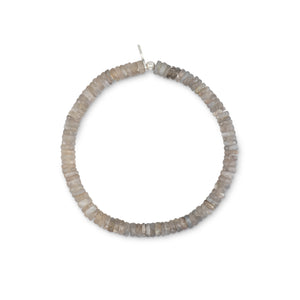 Silver Bell Itsy Moonstone Bracelet