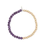 Showstopper Amethyst and Gold Fill Bracelet