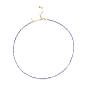 
            
                Load image into Gallery viewer, Fortitude Itsy Ombre Tanzanite Adjustable Necklace
            
        
