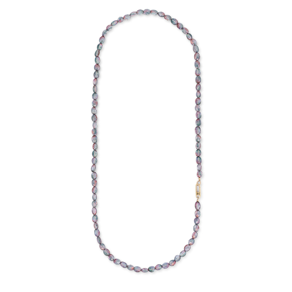 Full of Mystery Mystic Quartz Gemstone Double Wrap 33.00" Necklace
