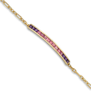 
            
                Load image into Gallery viewer, Duet Ombré Sapphire Adjustable Bracelet
            
        