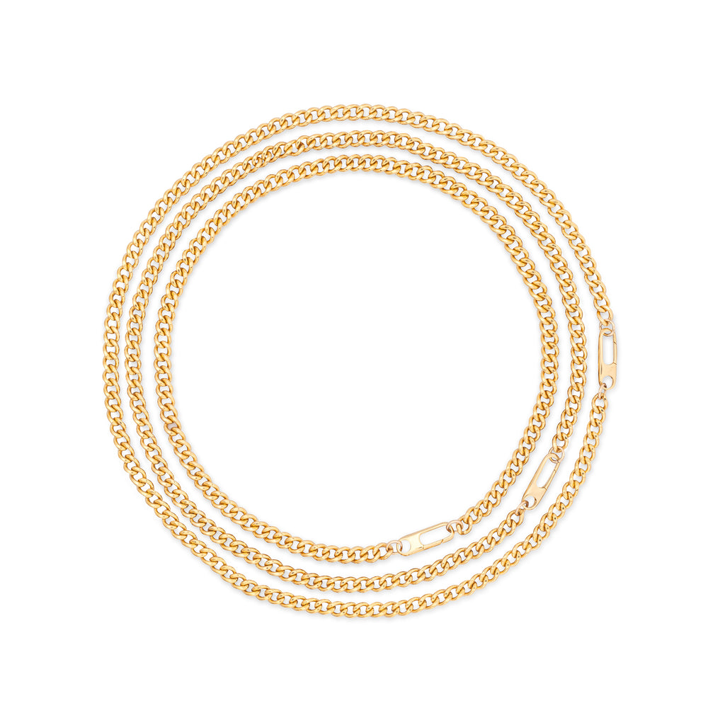 Bling It On Yellow Gold Fill Curb Chain