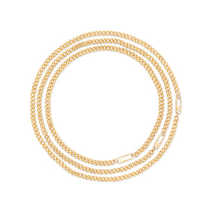 Bling It On Yellow Gold Fill Curb Chain
