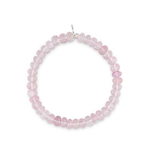 Pop Star Pink Jumbo Rose Quartz Gemstone Bracelet