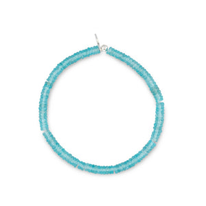 Party Teal Dawn Blue Topaz Gemstone Bracelet