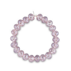 Grape Fizz Jumbo Purple Oval Crystal Bracelet
