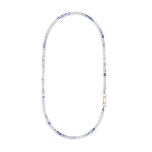 Fresh Princess Ombré Opal Gemstone 22.00" Fixed Necklace with 14K Gold Clasp