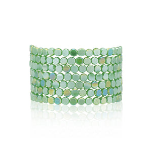 Lime All Yours Green Crystal Seven Wrap