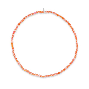 Peach Perfection Orange Crystal Choker