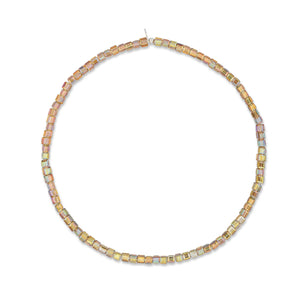 Highlighter Halo Yellow Square Crystal Choker