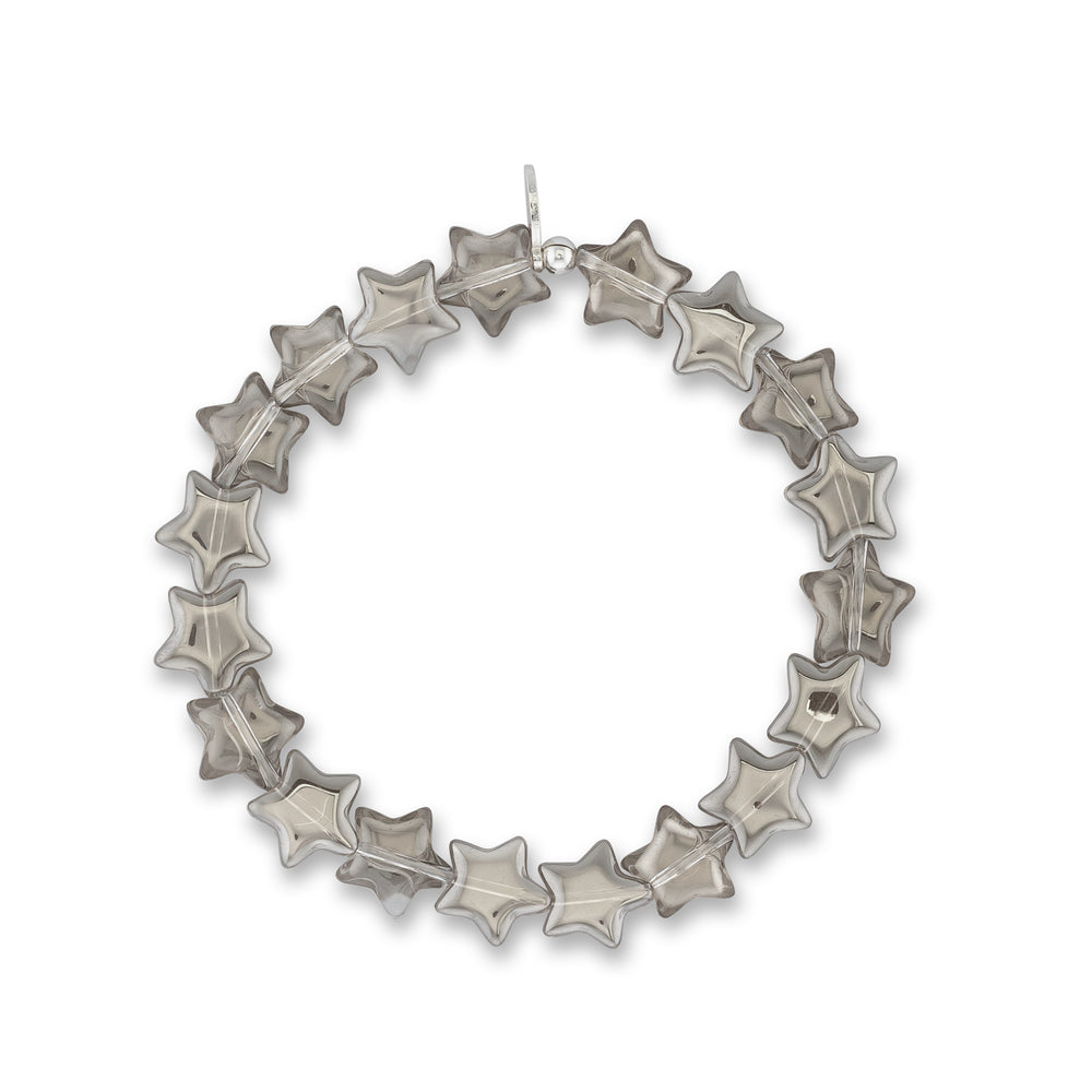 Billboard Gaze Jumbo Gray Star Crystal Bracelet