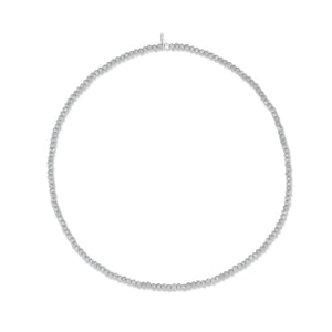 Concrete Stride Gray Crystal Choker