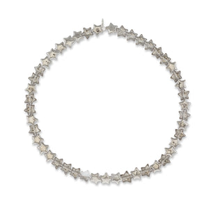 Billboard Gaze Jumbo Gray Crystal Choker