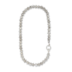 Billboard Gaze Jumbo Gray Star Crystal Fixed Necklaces