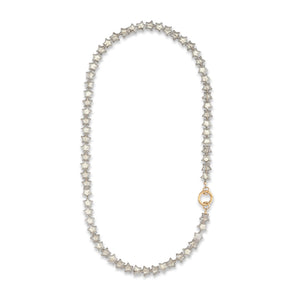 Billboard Gaze Jumbo Gray Star Crystal Fixed Necklaces